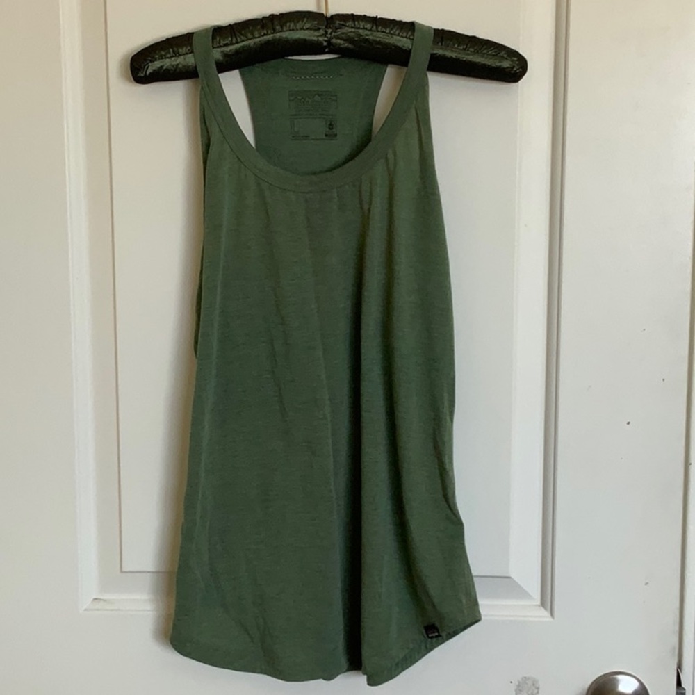 Patagonia Capilene Cool Trail Tank Top Hemlock Green